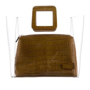 Staud Shirley Bag. Clear bag.